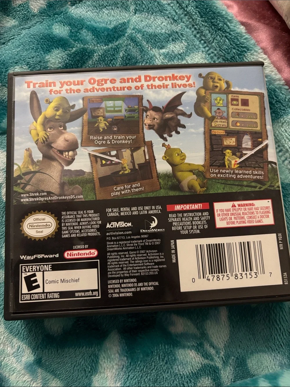 Nintendo Shrek: Ogres & Dronkeys (Green, White)